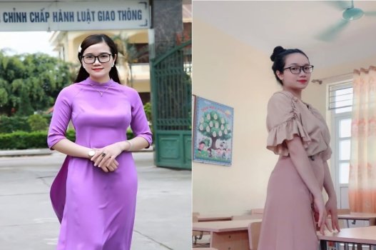 Cô giáo hướng dẫn học sinh cách yêu thương nồng nàn