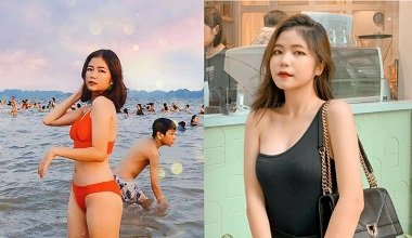 Cảm xúc sung sướng của cô sinh viên đại học khi với bạn trai