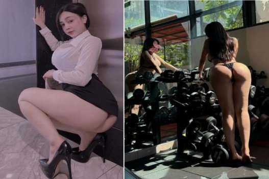 Gymer đằng sau to nhất bật lên thì thôi rồi, cực phê luôn