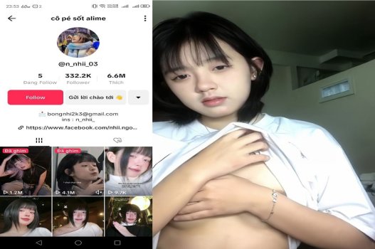 Vếu xinh da trắng của cô gái Ngọc Nhi