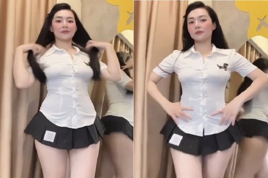 Mông 2k1 cong và thích tư thế doggy